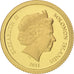 Coin, Solomon Islands, Elizabeth II, 5 Dollars, 2011, MS(65-70), Gold, KM:163