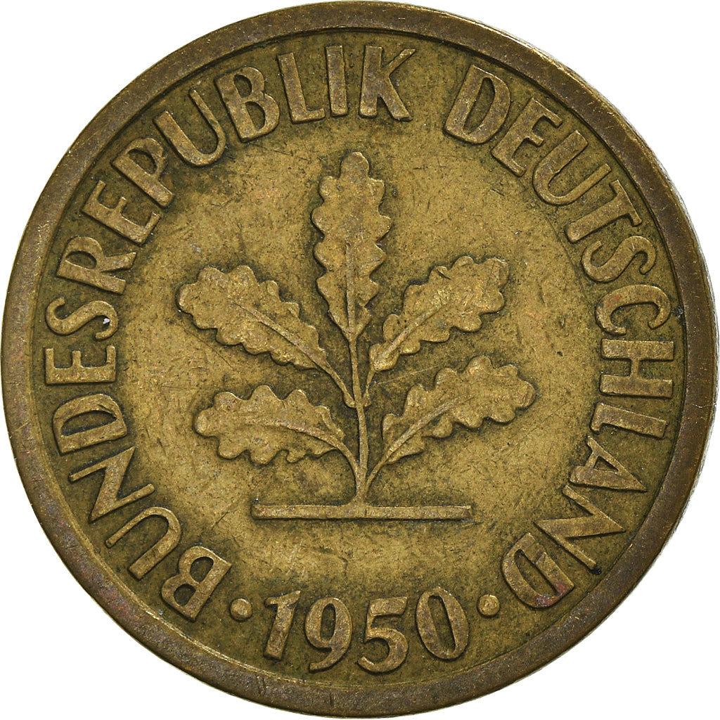 Monnaie, République fédérale allemande, 10 Pfennig, 1950