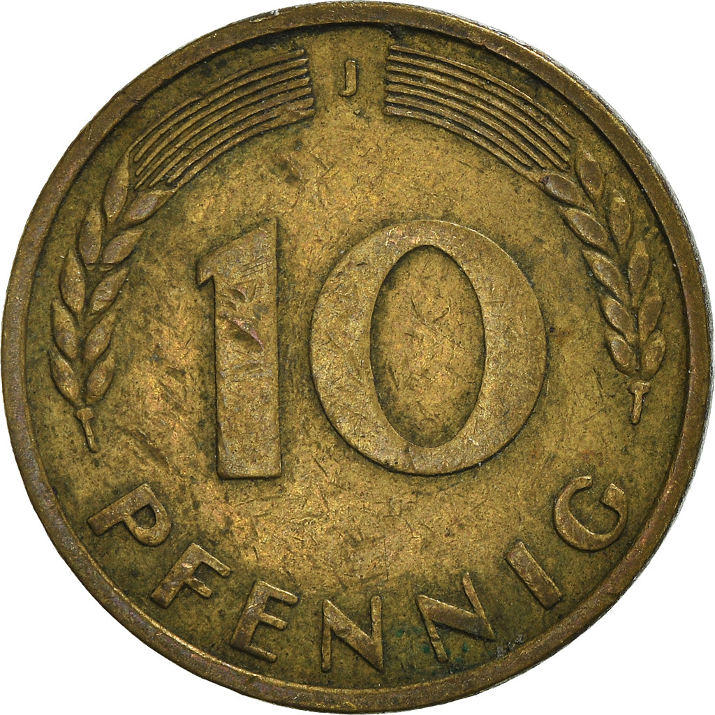 Monnaie, République fédérale allemande, 10 Pfennig, 1950