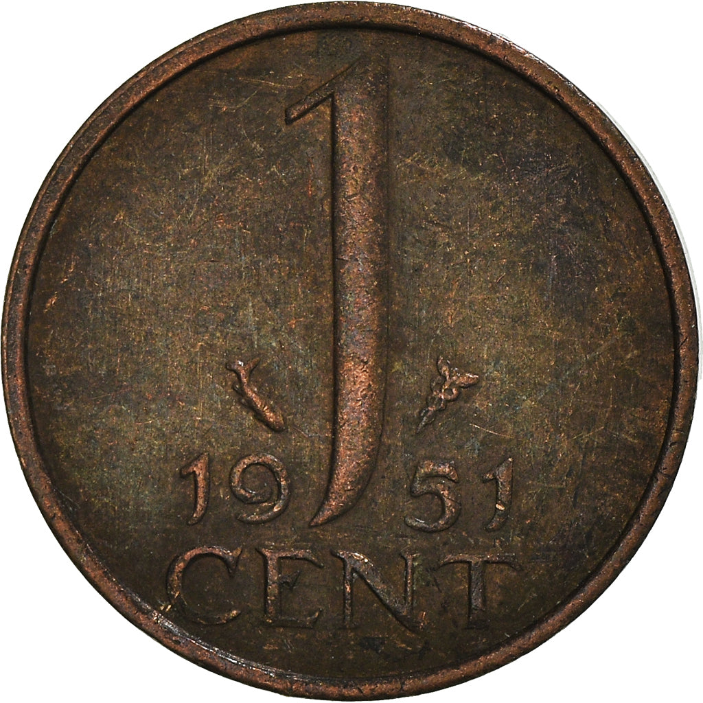 Monnaie, Pays-Bas, Cent, 1951
