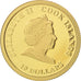 Moneda, Islas Cook, Elizabeth II, 10 Dollars, 2010, CIT, FDC, Oro, KM:1296