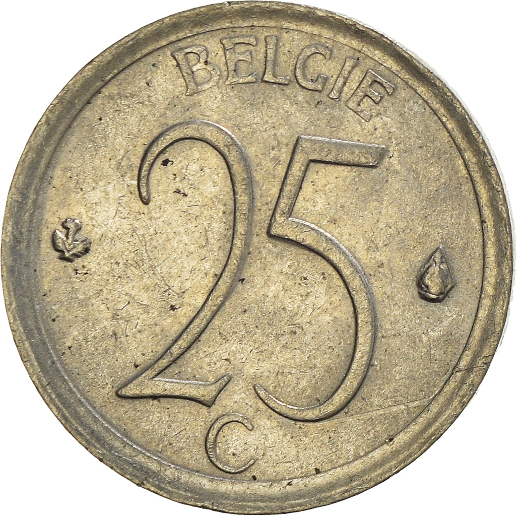 Moneta, Belgio, 25 Centimes, 1964