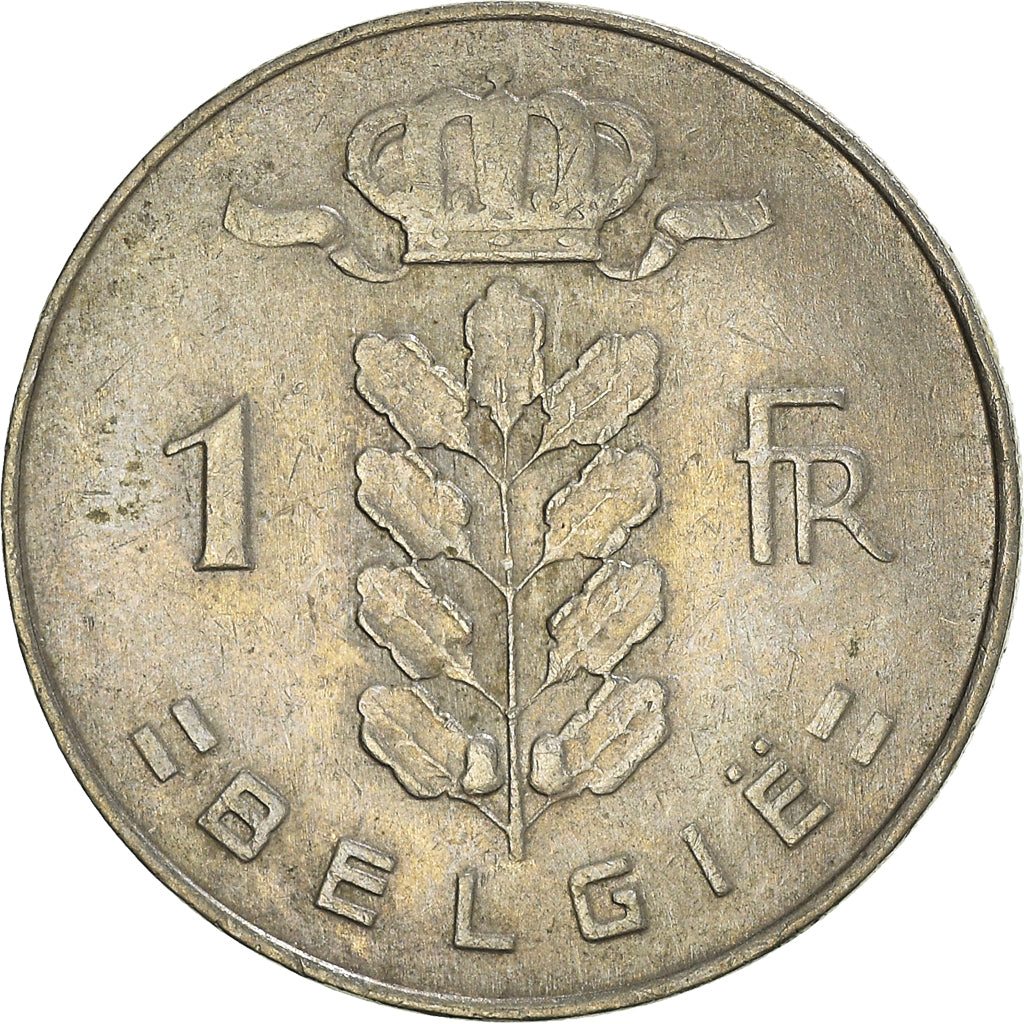 Coin, Belgium, Franc, 1977