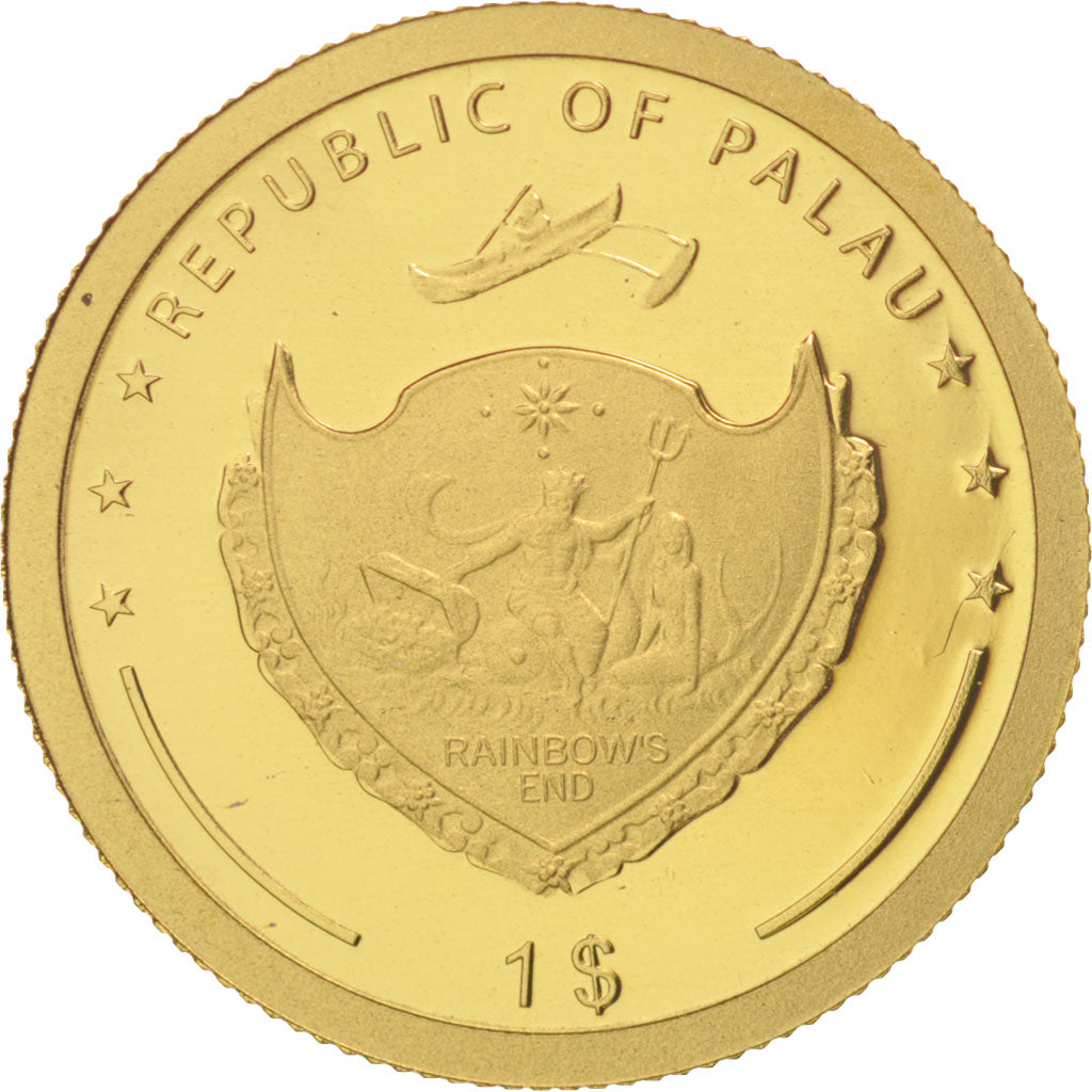 Moneta, Palau, Dollar, 2009, CIT, FDC, Oro, KM:239