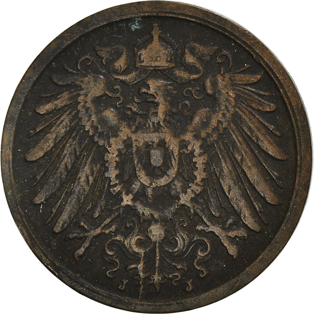 Moneta, GERMANIA - IMPERO, 2 Pfennig, 1905