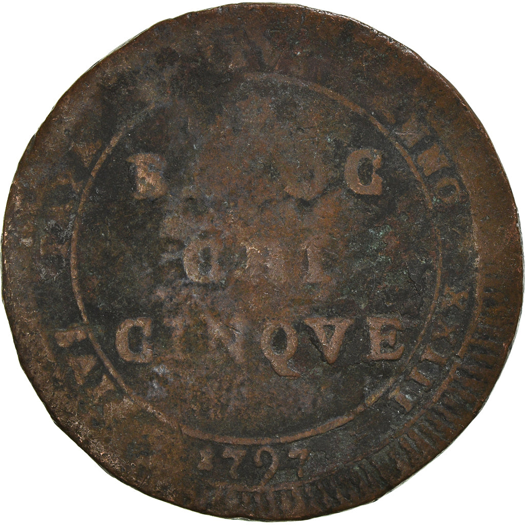Coin, Vatican, 5 Baiocchi