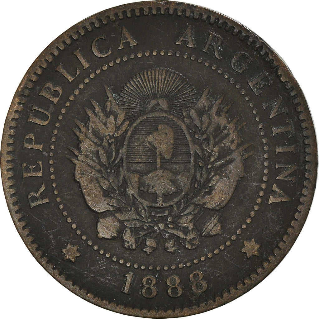 Moneta, Argentina, Centavo, 1888