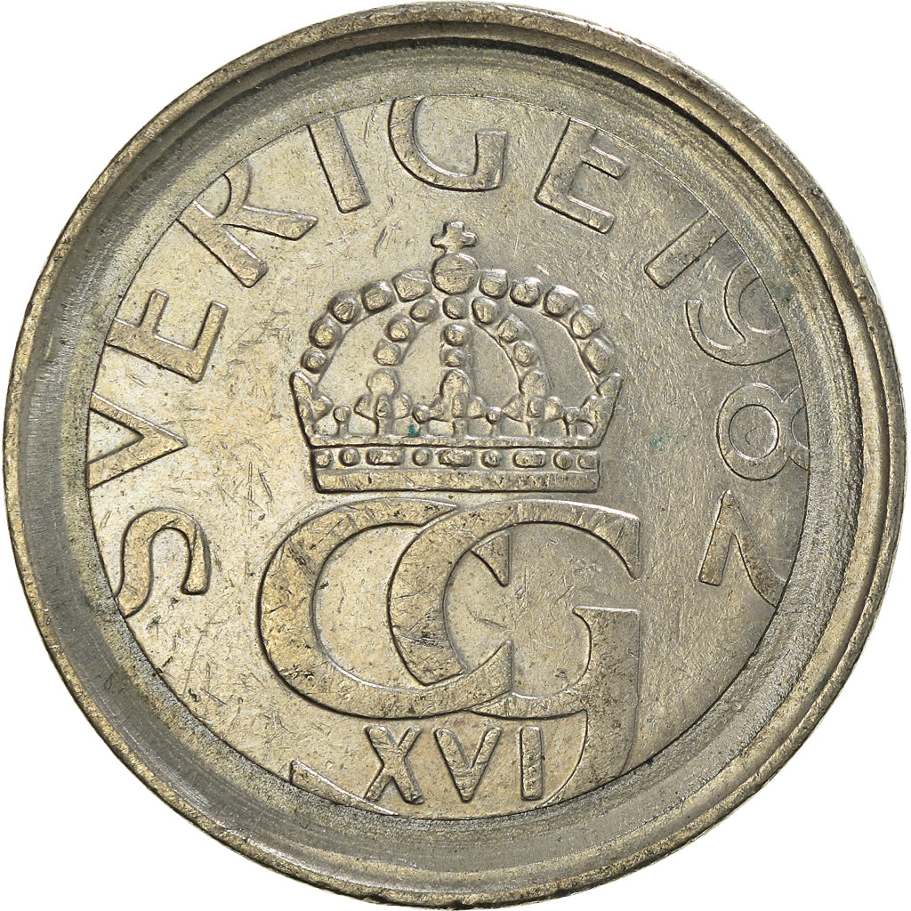 Moneta, Svezia, 5 Kronor, 1982