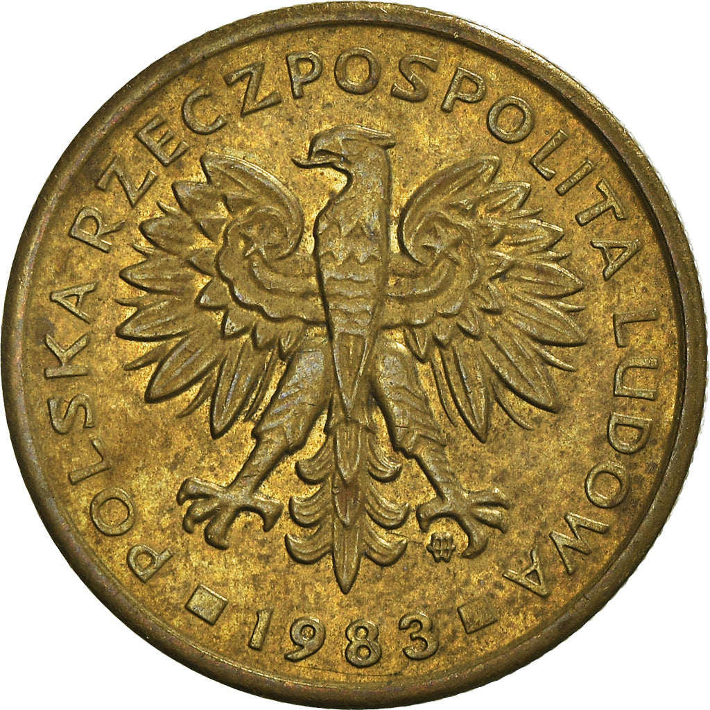 Münze, Polen, 2 Zlote, 1983