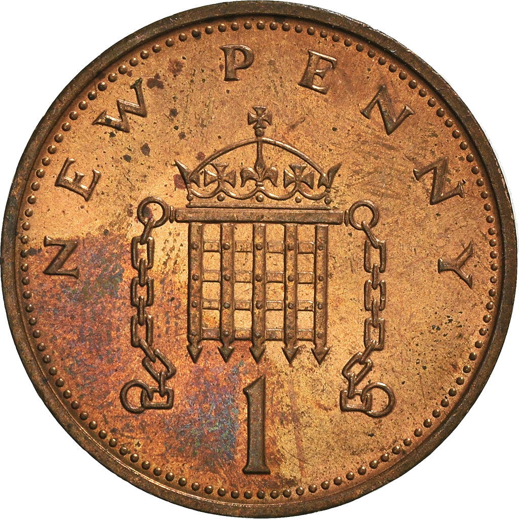Münze, Großbritannien, New Penny, 1971