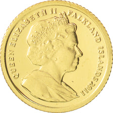 Falkland Islands, 1/64 Crown, 2011, MS(65-70), Gold