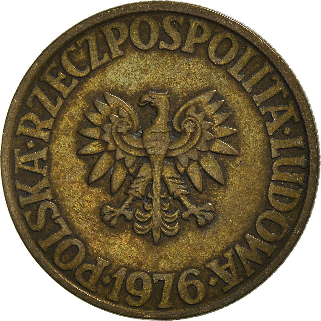 Moneta, Polonia, 5 Zlotych, 1976