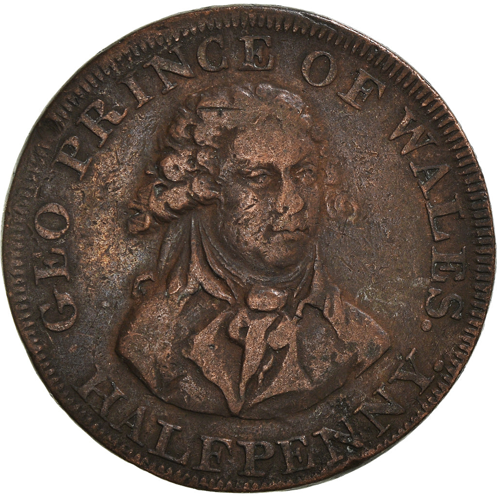 Coin, Great Britain, Halfpenny Token, Undated