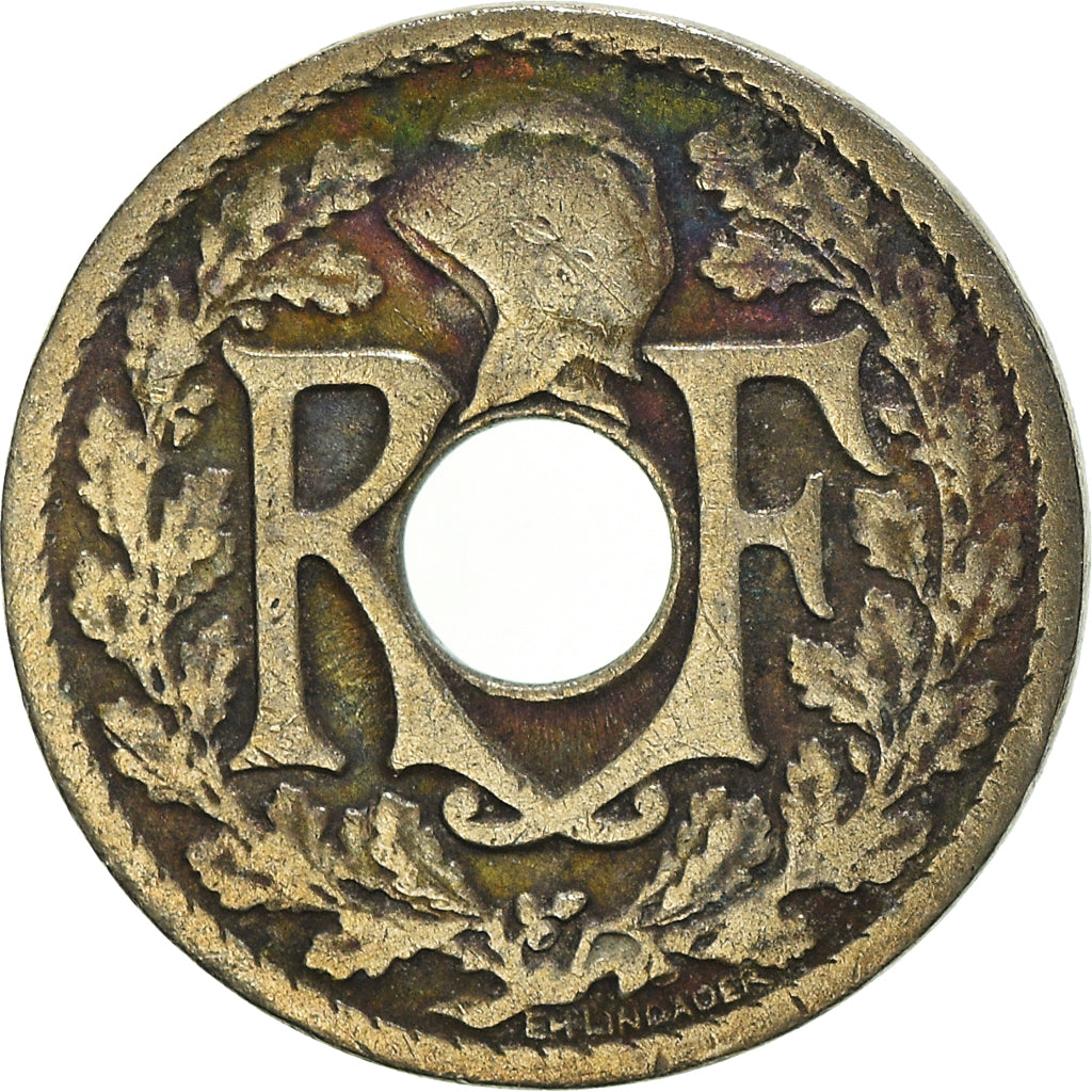 Moneta, Francia, 5 Centimes, 1924