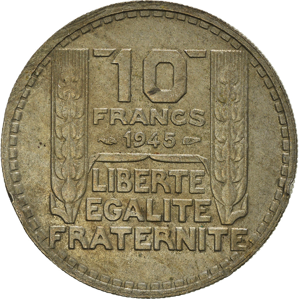 Moneda, Francia, 10 Francs, 1945