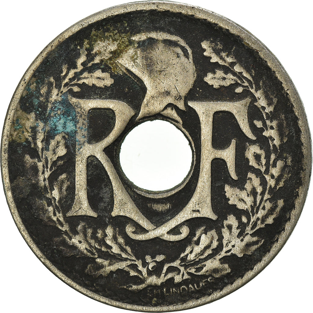 Moeda, França, 25 Centimes, 1919