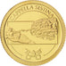Liberia, 12 Dollars, Chapelle Sixtine, 2010, MS(65-70), Gold