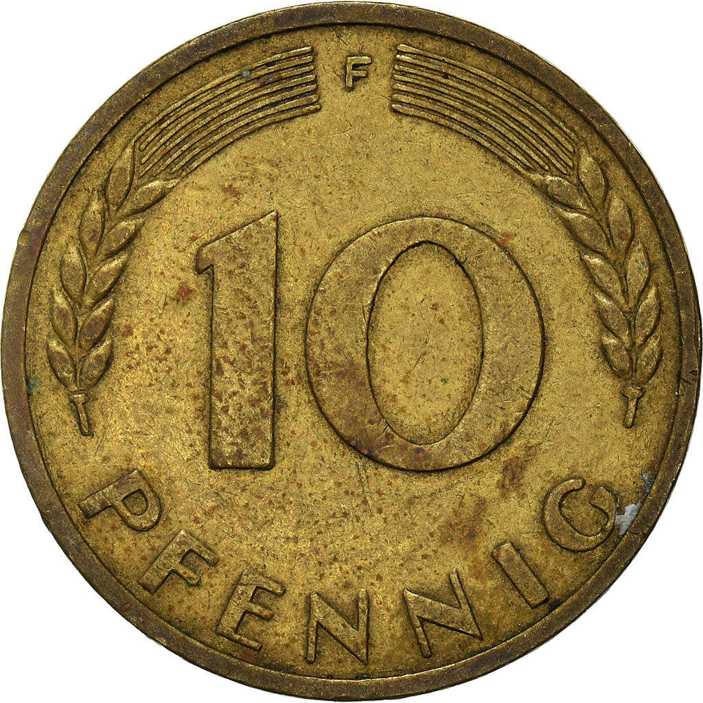 Moneta, Niemcy - RFN, 10 Pfennig, 1950