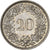 Monnaie, Suisse, 20 Rappen, 1955