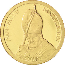 Benin, 1500 Francs CFA, Jean-Paul II, 2011, MS(65-70), Gold