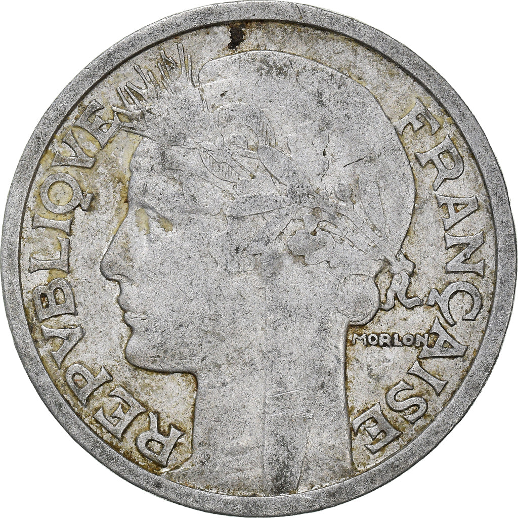 Moeda, França, 2 Francs, 1949