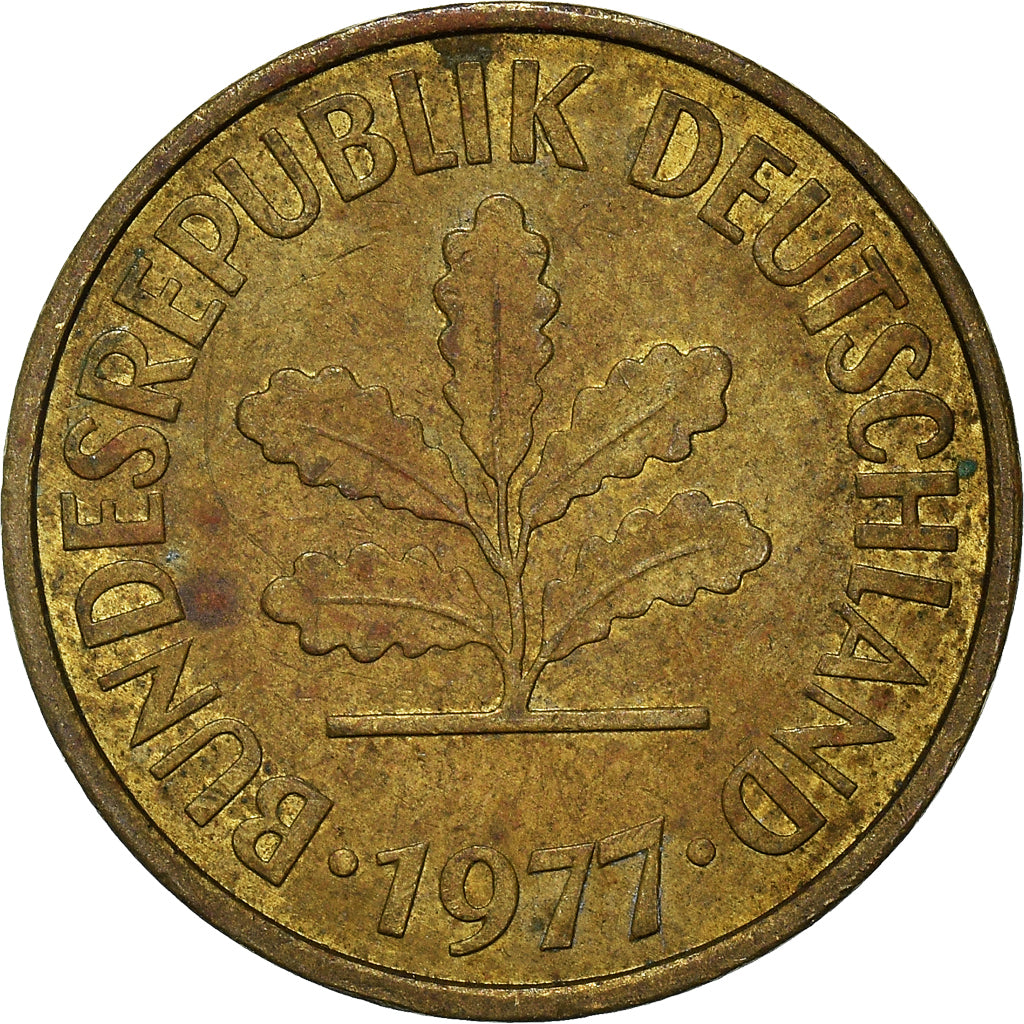 Münze, Bundesrepublik Deutschland, 5 Pfennig, 1977