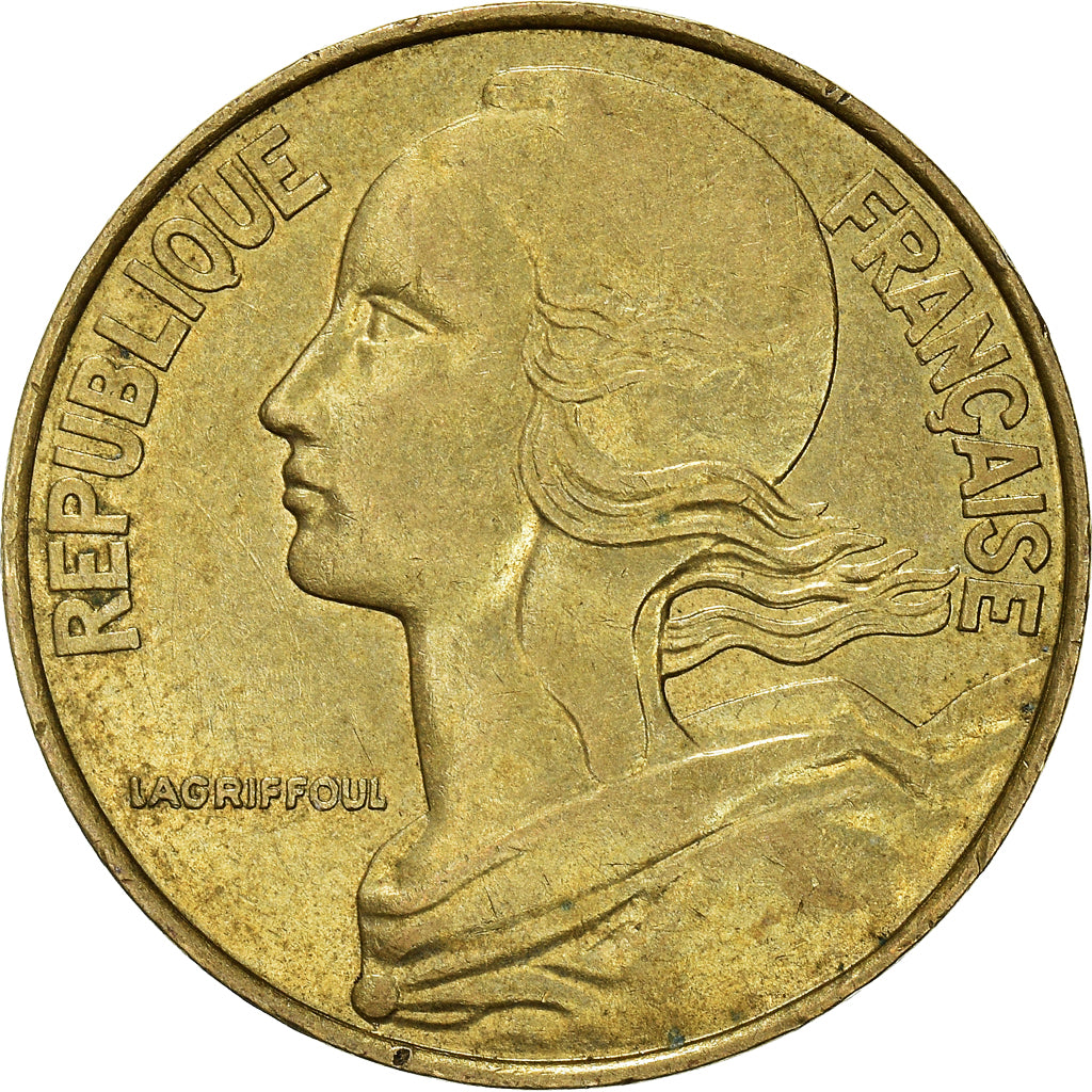 Münze, Frankreich, 20 Centimes, 1992