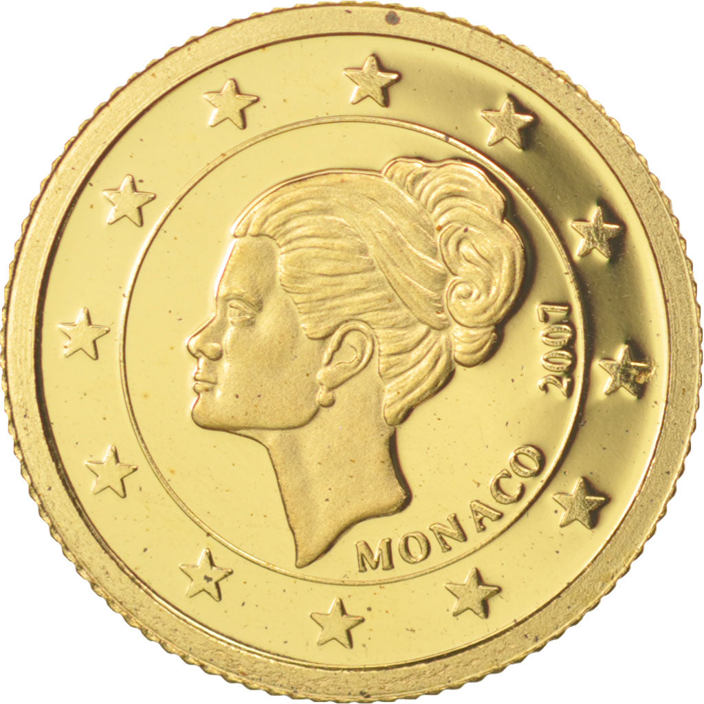 Cook Islands, Dollar, Monaco, Grace Kelly, 2007, MS(65-70), Gold