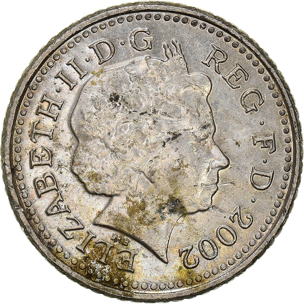 Moneda, Gran Bretaña, 5 Pence, 2002