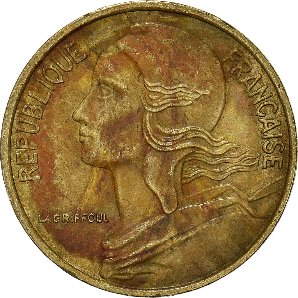 Moneda, Francia, 5 Centimes, 1987