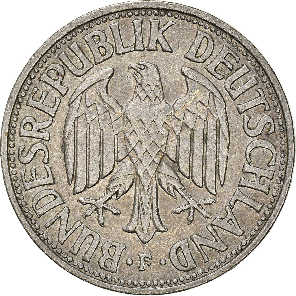 Moeda, ALEMANHA - REPÚBLICA FEDERAL, Mark, 1956