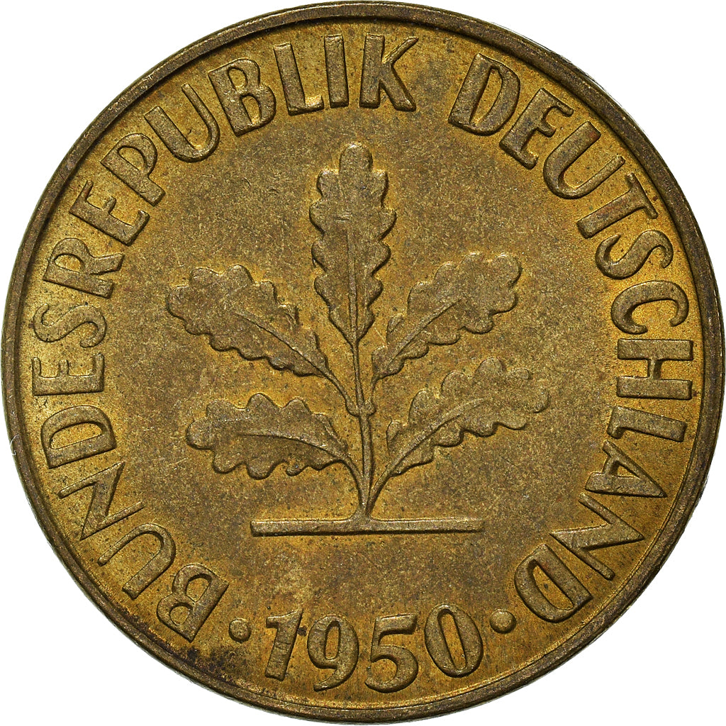 Monnaie, République fédérale allemande, 10 Pfennig, 1950