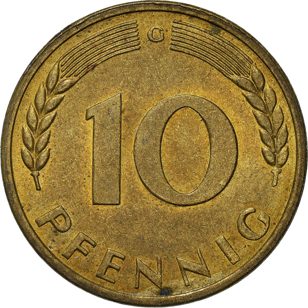 Monnaie, République fédérale allemande, 10 Pfennig, 1950