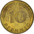 Moeda, ALEMANHA - REPÚBLICA FEDERAL, 10 Pfennig, 1990