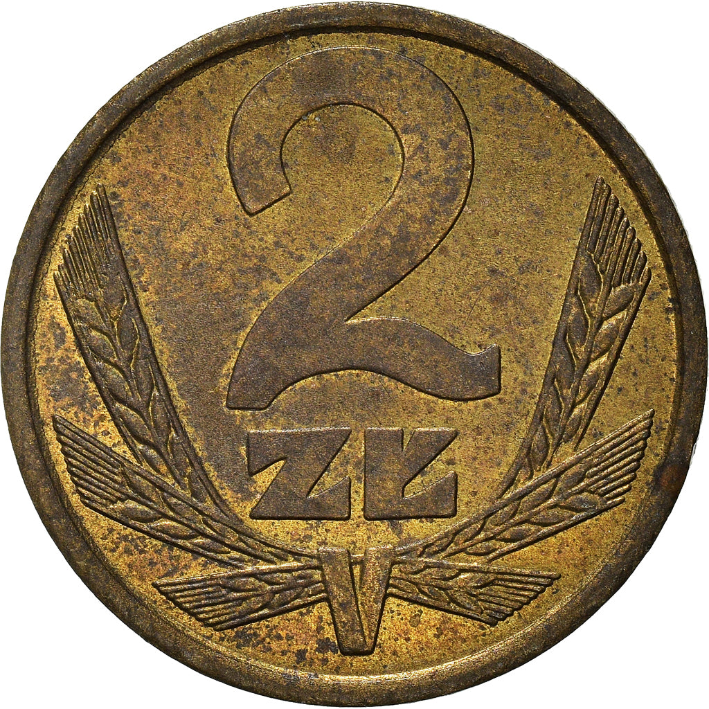 Moneta, Polonia, 2 Zlote, 1982