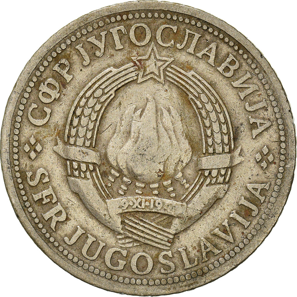 Münze, Jugoslawien, 2 Dinara, 1971