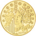 France, 5 Euro, Abbaye de Cluny, 2010, MS(65-70), Gold, KM:1680