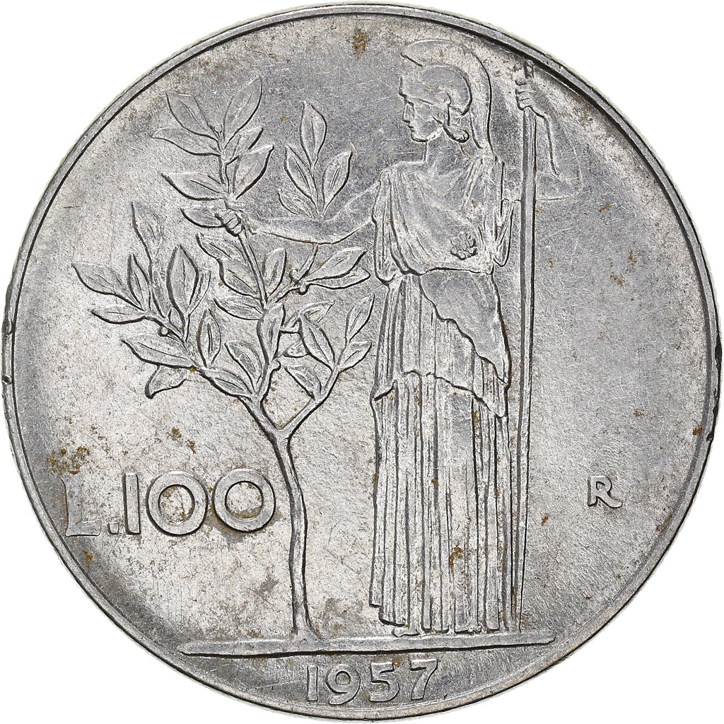 Moneta, Włochy, 100 Lire, 1957