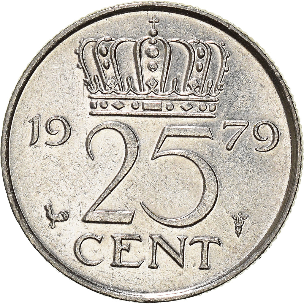 Moneta, Paesi Bassi, 25 Cents, 1979