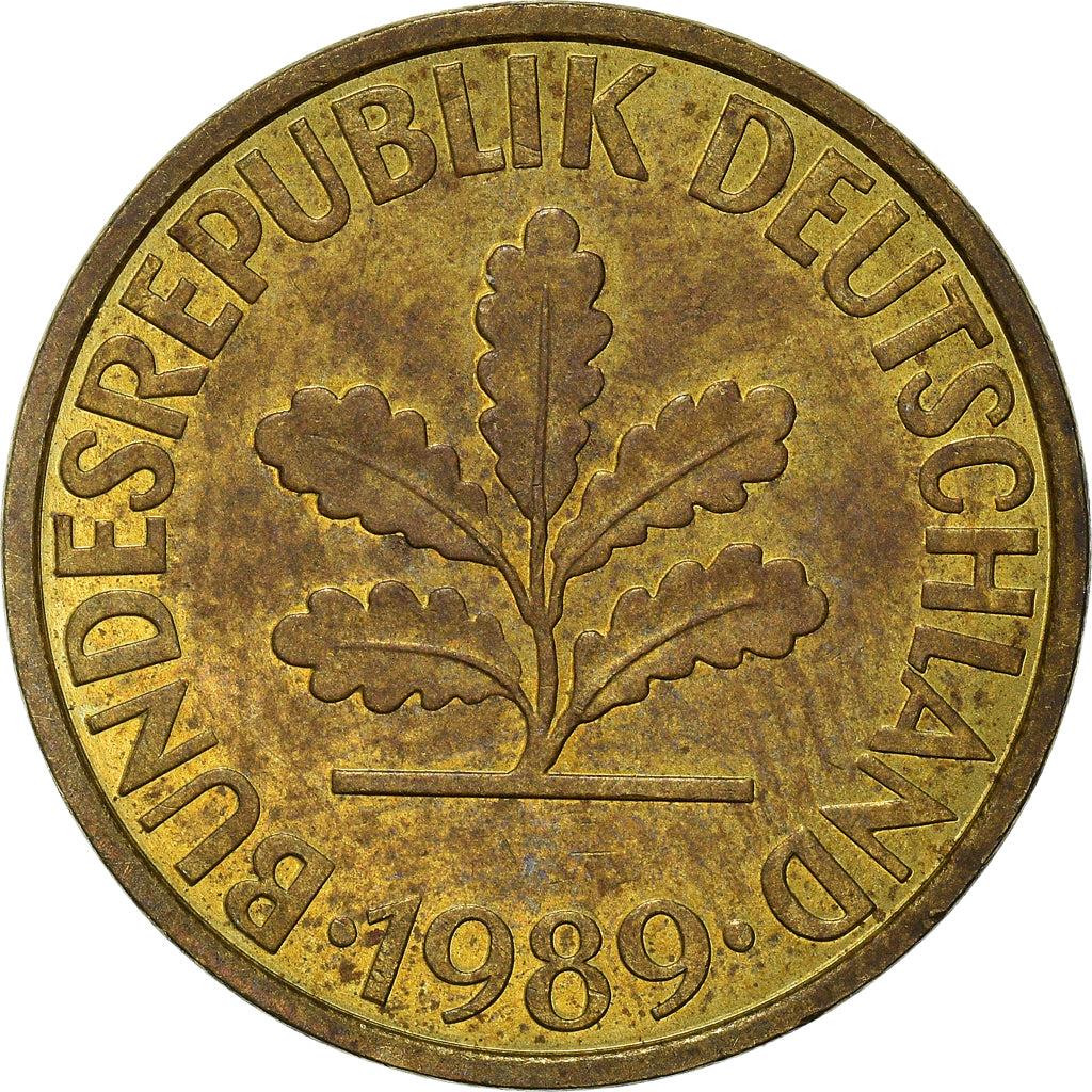 Coin, GERMANY - FEDERAL REPUBLIC, 10 Pfennig, 1989