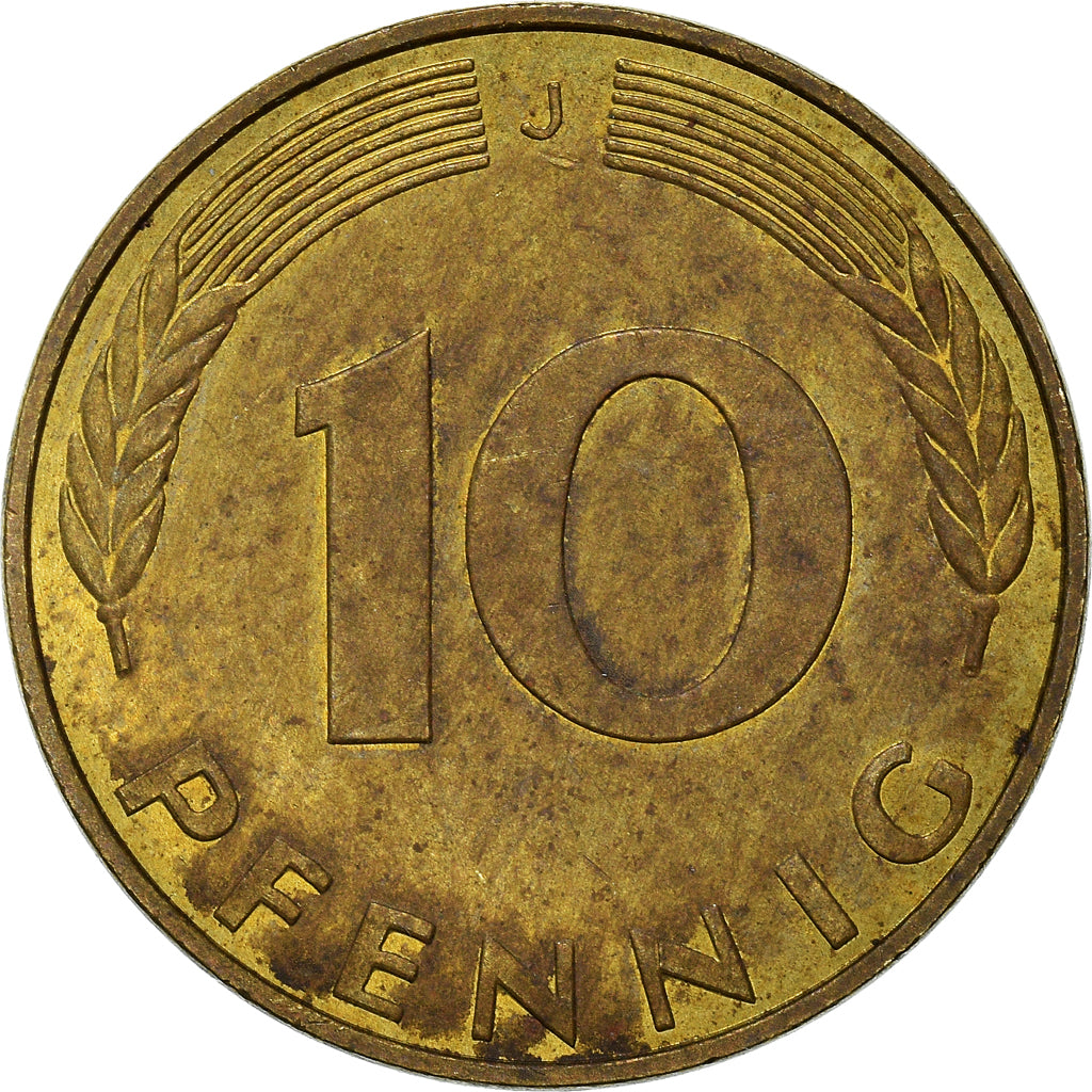 Coin, GERMANY - FEDERAL REPUBLIC, 10 Pfennig, 1989