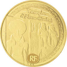 France, 5 Euro, Temple d'Abou-Simbel, 2012, MS(65-70), Gold, KM:1907