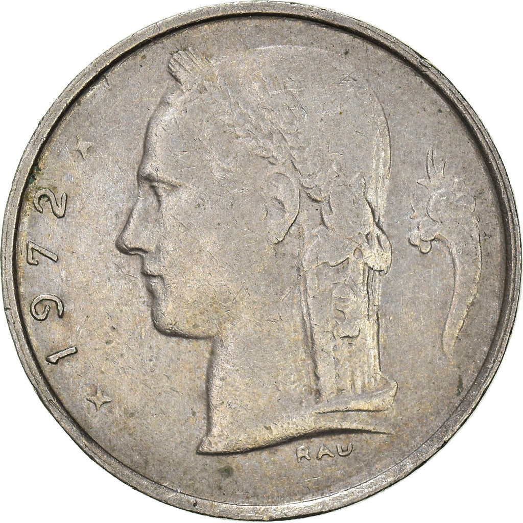 Moeda, Bélgica, Franc, 1972