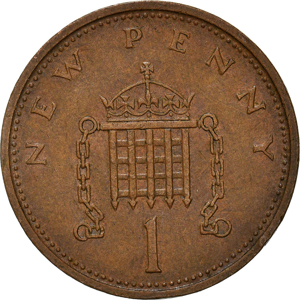 Munten, Groot Bretagne, New Penny, 1974