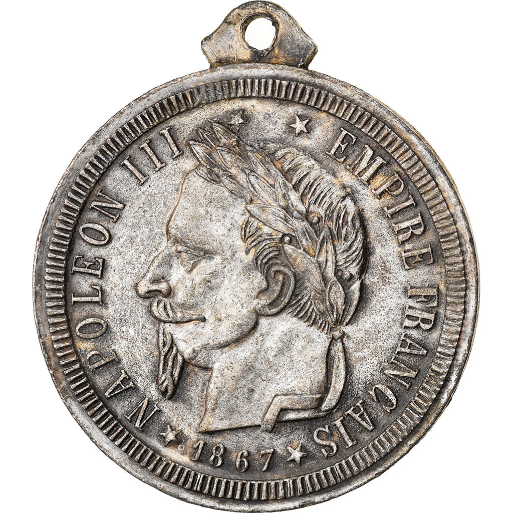Francia, medalla, Napoléon III, G.Collas, Boulanger, Gasny, Publicity, MBC