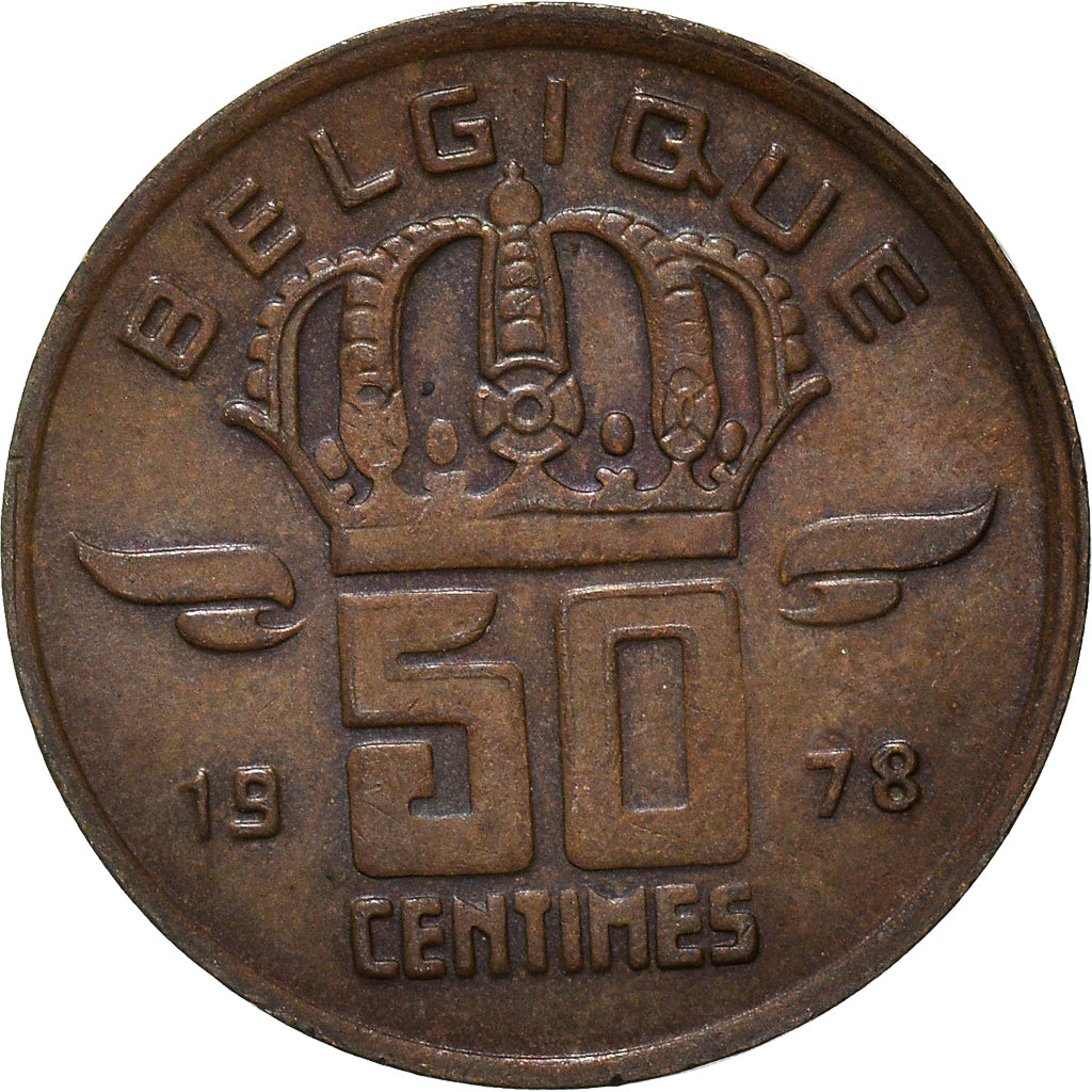 Moneta, Belgio, 50 Centimes, 1978