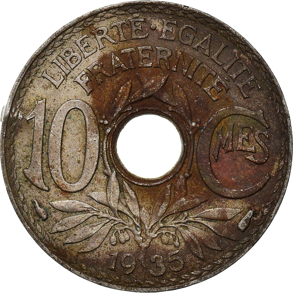 Coin, France, 10 Centimes, 1935