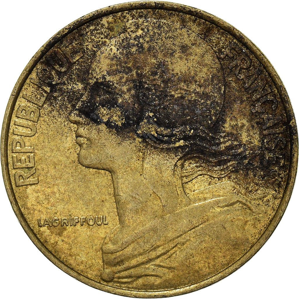 Munten, Frankrijk, 20 Centimes, 1997