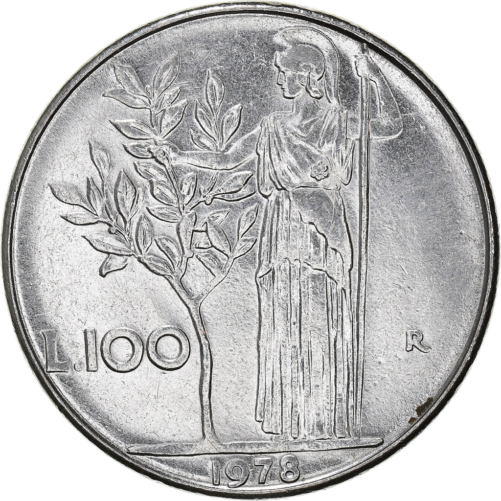 Münze, Italien, 100 Lire, 1978