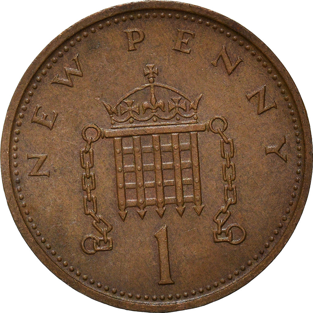 Moneta, Wielka Brytania, New Penny, 1980
